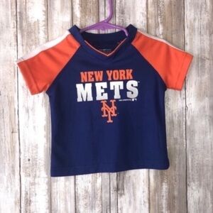 Kids MLB New York Mets Tee Blue Boys 12M